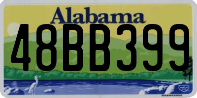 AL license plate 48BB399