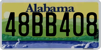 AL license plate 48BB408