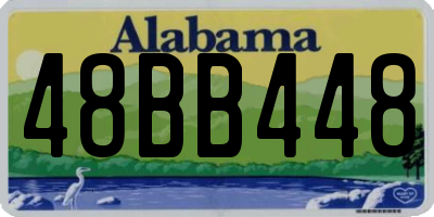 AL license plate 48BB448