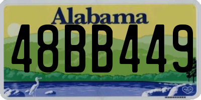 AL license plate 48BB449