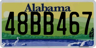 AL license plate 48BB467