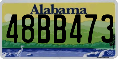 AL license plate 48BB473