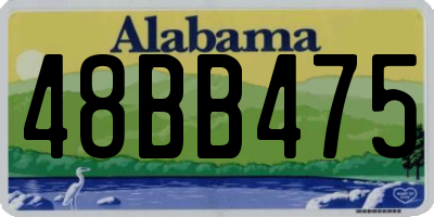 AL license plate 48BB475