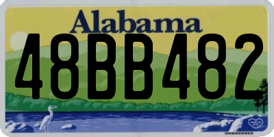 AL license plate 48BB482