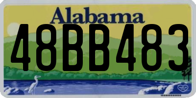 AL license plate 48BB483
