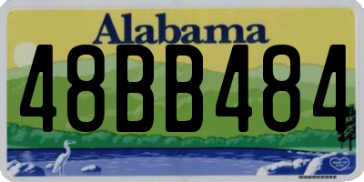 AL license plate 48BB484
