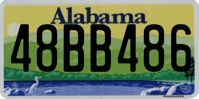 AL license plate 48BB486