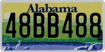AL license plate 48BB488