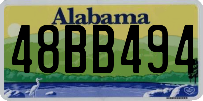 AL license plate 48BB494