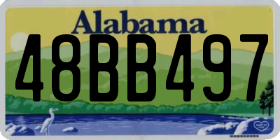 AL license plate 48BB497
