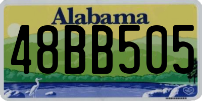 AL license plate 48BB505