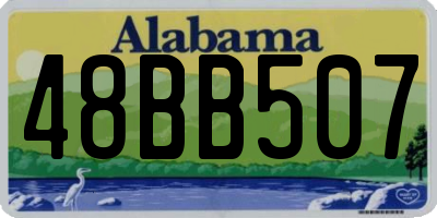 AL license plate 48BB507