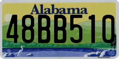 AL license plate 48BB510