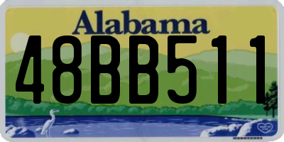 AL license plate 48BB511