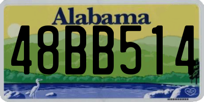 AL license plate 48BB514