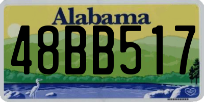 AL license plate 48BB517