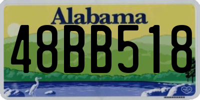 AL license plate 48BB518