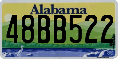 AL license plate 48BB522