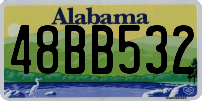 AL license plate 48BB532