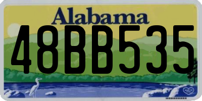 AL license plate 48BB535