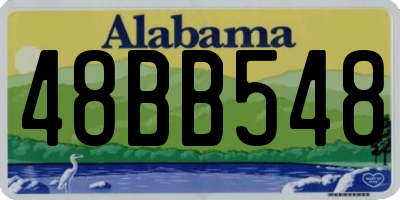 AL license plate 48BB548