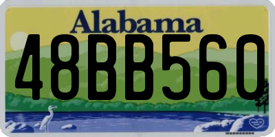 AL license plate 48BB560