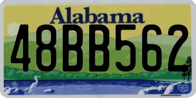 AL license plate 48BB562
