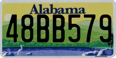 AL license plate 48BB579