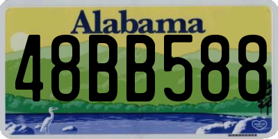 AL license plate 48BB588