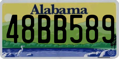 AL license plate 48BB589