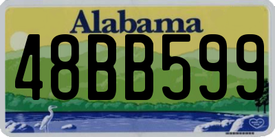 AL license plate 48BB599