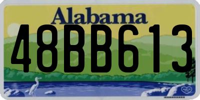 AL license plate 48BB613