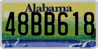 AL license plate 48BB618