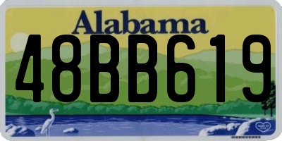 AL license plate 48BB619