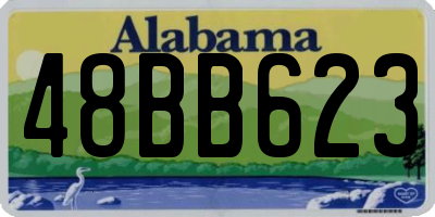 AL license plate 48BB623