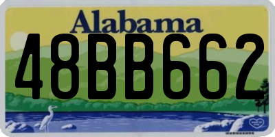 AL license plate 48BB662