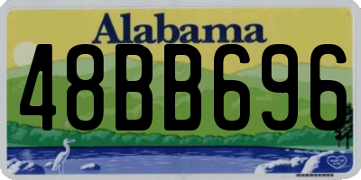 AL license plate 48BB696