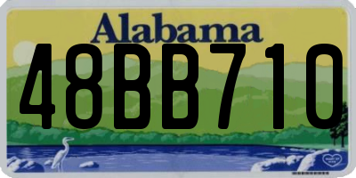 AL license plate 48BB710
