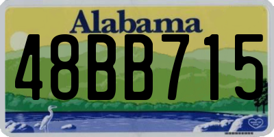 AL license plate 48BB715