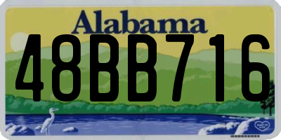 AL license plate 48BB716