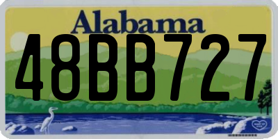 AL license plate 48BB727