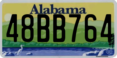AL license plate 48BB764