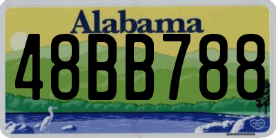 AL license plate 48BB788
