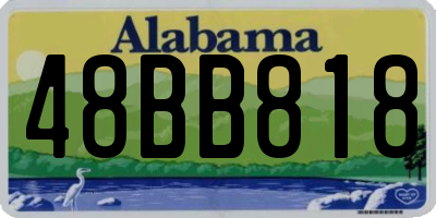 AL license plate 48BB818