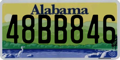 AL license plate 48BB846
