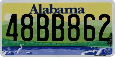AL license plate 48BB862