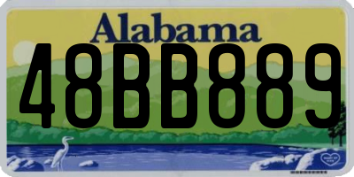 AL license plate 48BB889