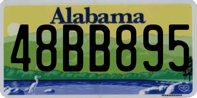 AL license plate 48BB895