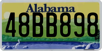 AL license plate 48BB898