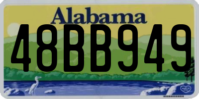 AL license plate 48BB949